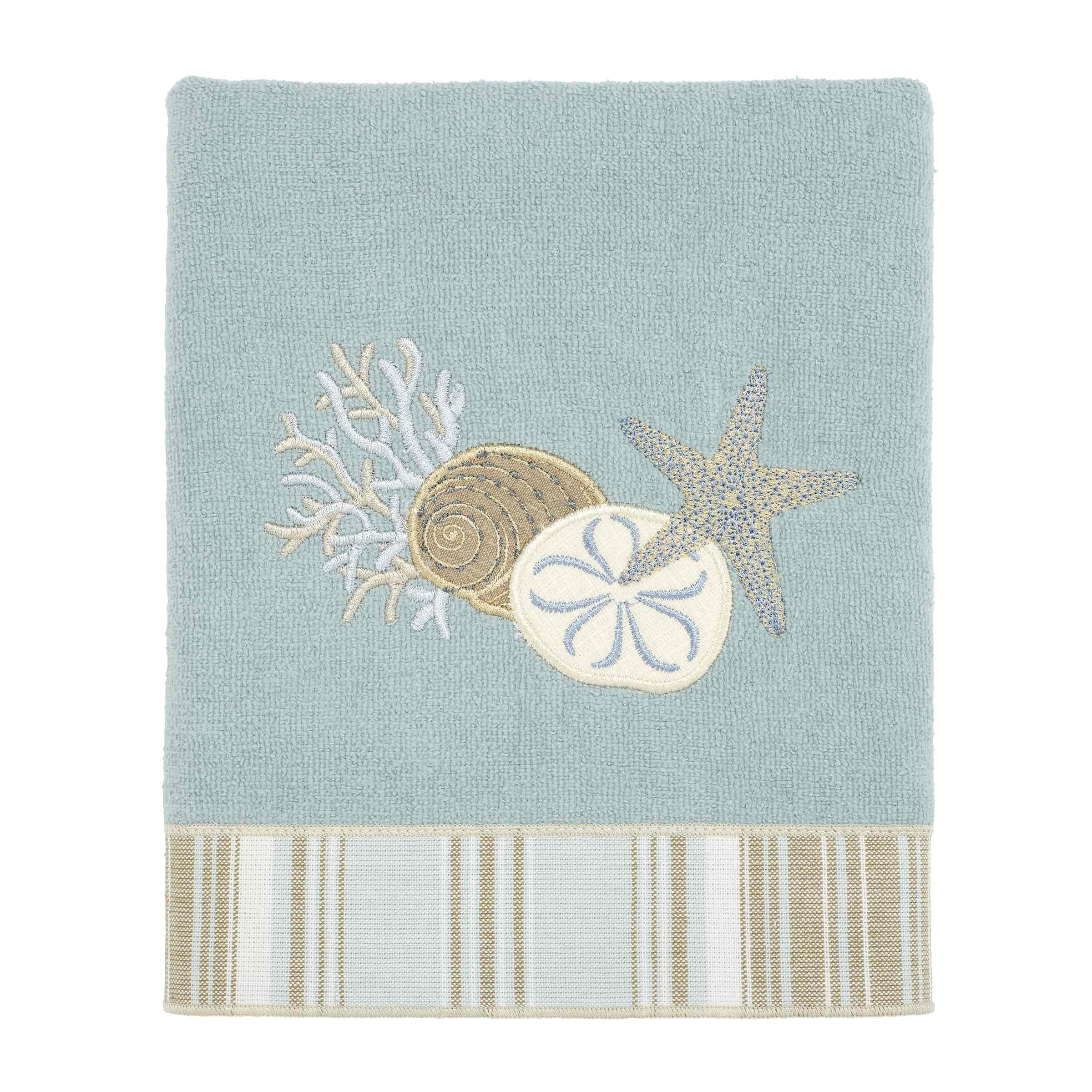 Avanti Linens 10972MIN By The Sea Hand Towel, Mineral — image 1