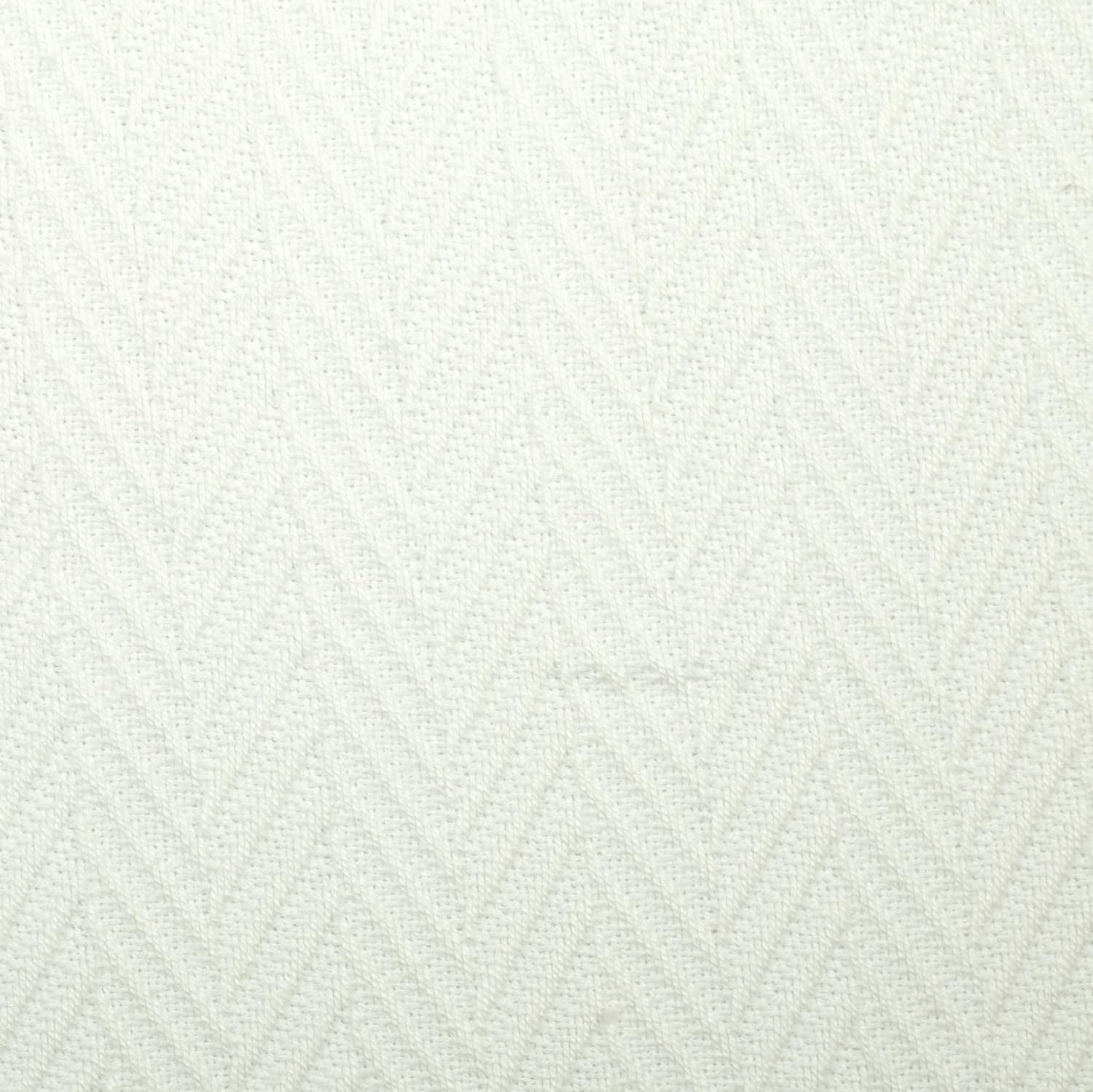 Threadmill Home Linen Herringbone Soft Breathable 100% Pure Cotton Blanket Full/Queen Size White: Home & Kitchen
