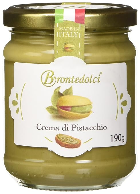 title=Crema di Pistacchio con il 40% di pistacchi di Sicilia, ideale per la colazione,