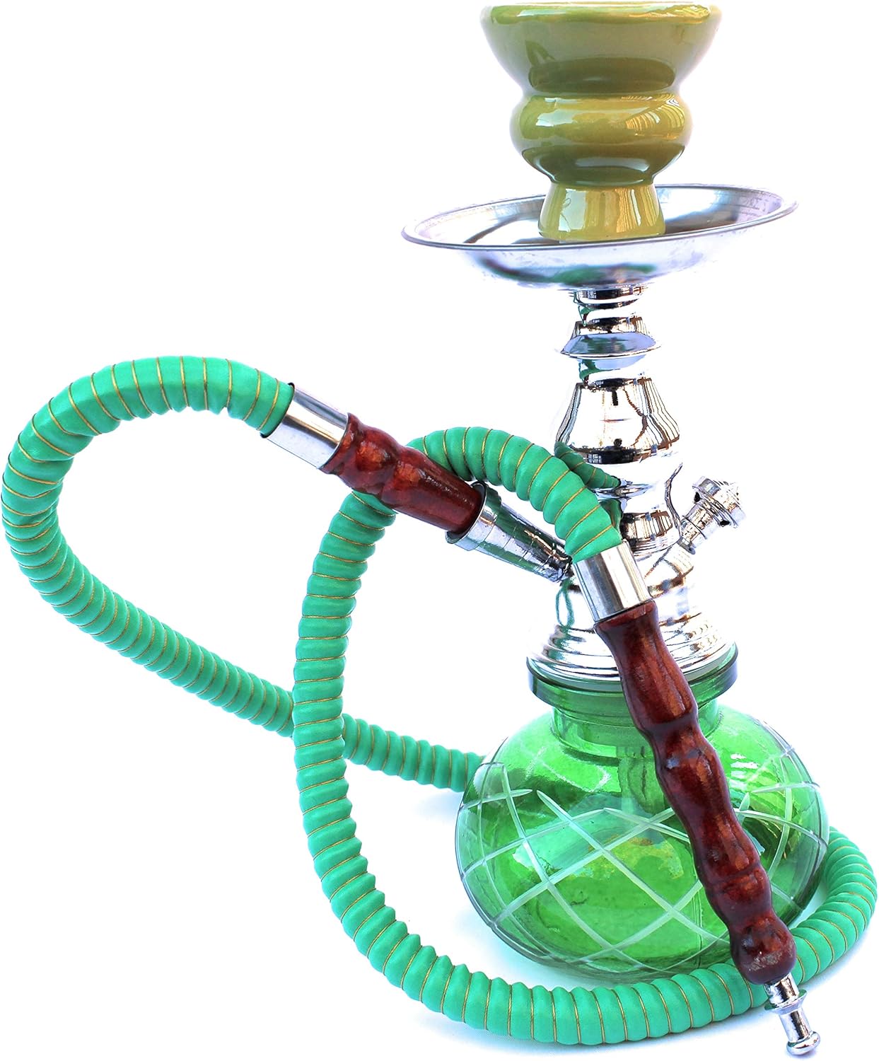 Badshah 12" Premium 1 Hose Hookah Complete Set Mini