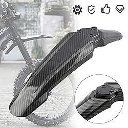ABCERRSI Sur Ron Front Fender,Imitation Carbon