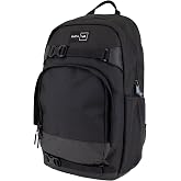 RVCA Transistor Skate Backpack for Men, Black, One Size | Adjustable skate straps for convenient skateboard carrying