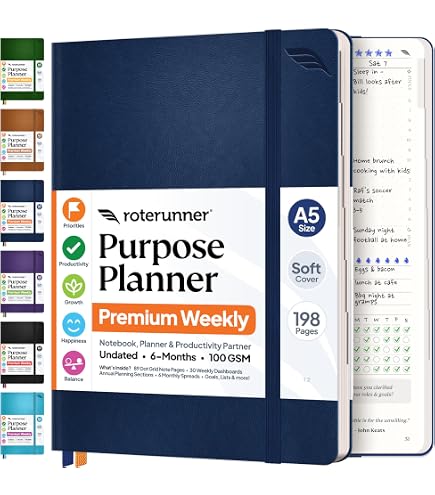 Amazon.com : Roterunner A6 Pocket Notebook (Bold Classic) 3 Pack