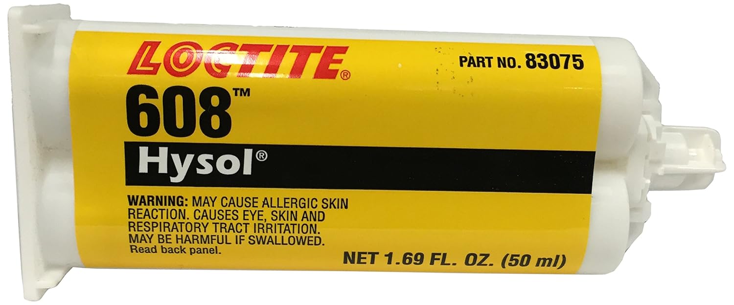 Loctite 398455 Clear Hysol Epoxy Adhesive 50 mL Cartridge: Industrial & Scientific