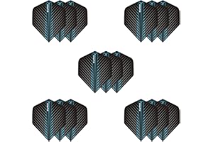 MageRabbit Dart Flights Set, 15Pcs Per Set, Durable Standard Dart Flights for Soft Tip and Steel Tip Darts,Dart Accessories