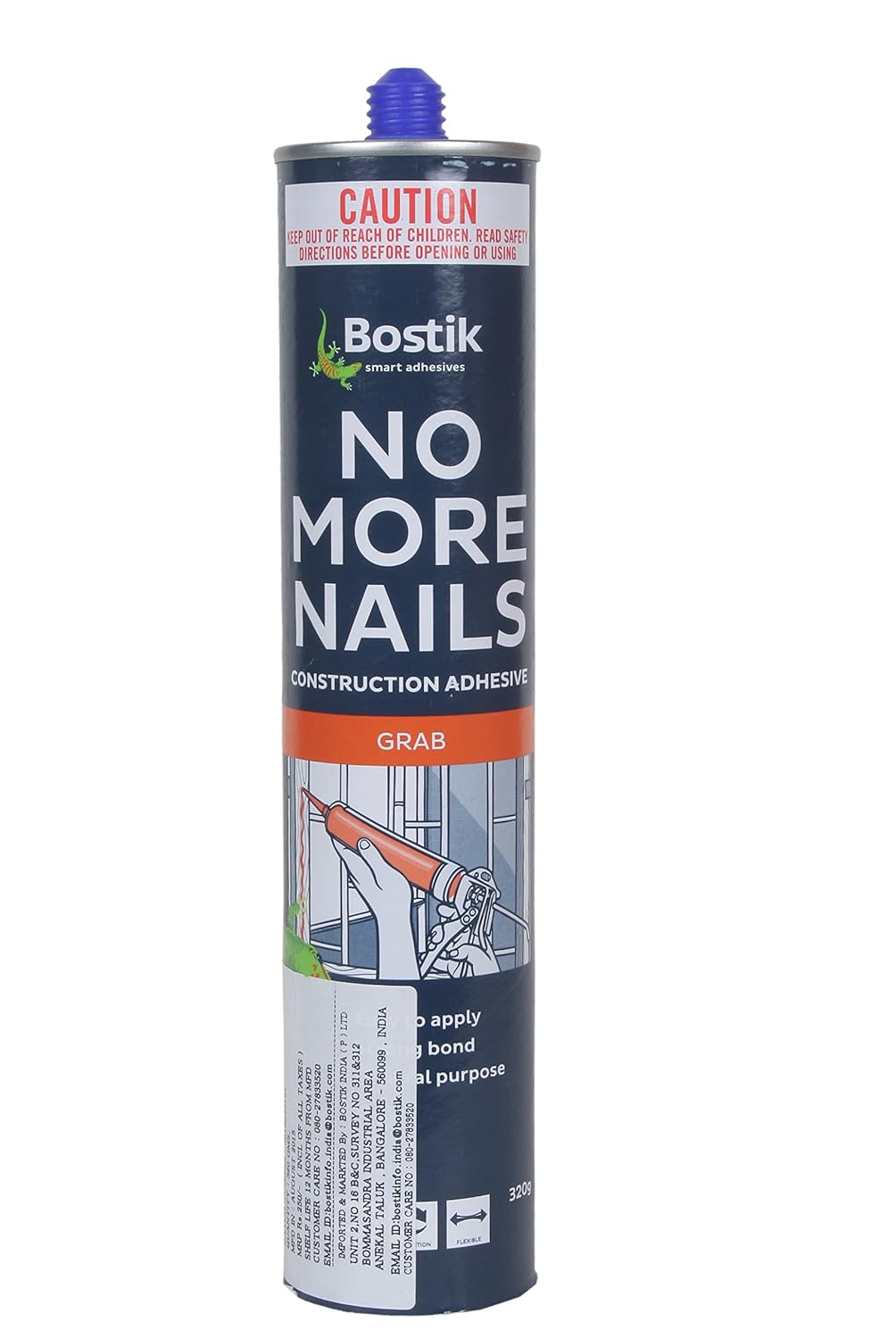 BOSTIK NO MORE NAILS , 320 GMS CATRIDGE Amazon.in Industrial & Scientific