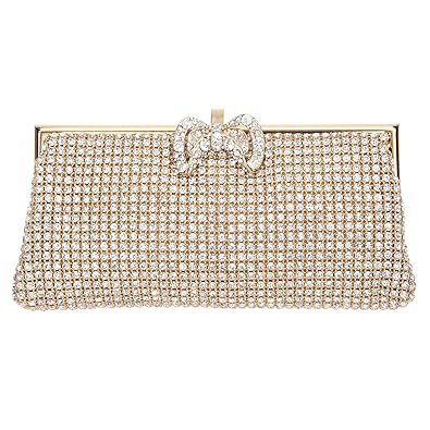 Amazon ファウジーヤ Fawziya キラキラ リボン クラッチバッグ 2way