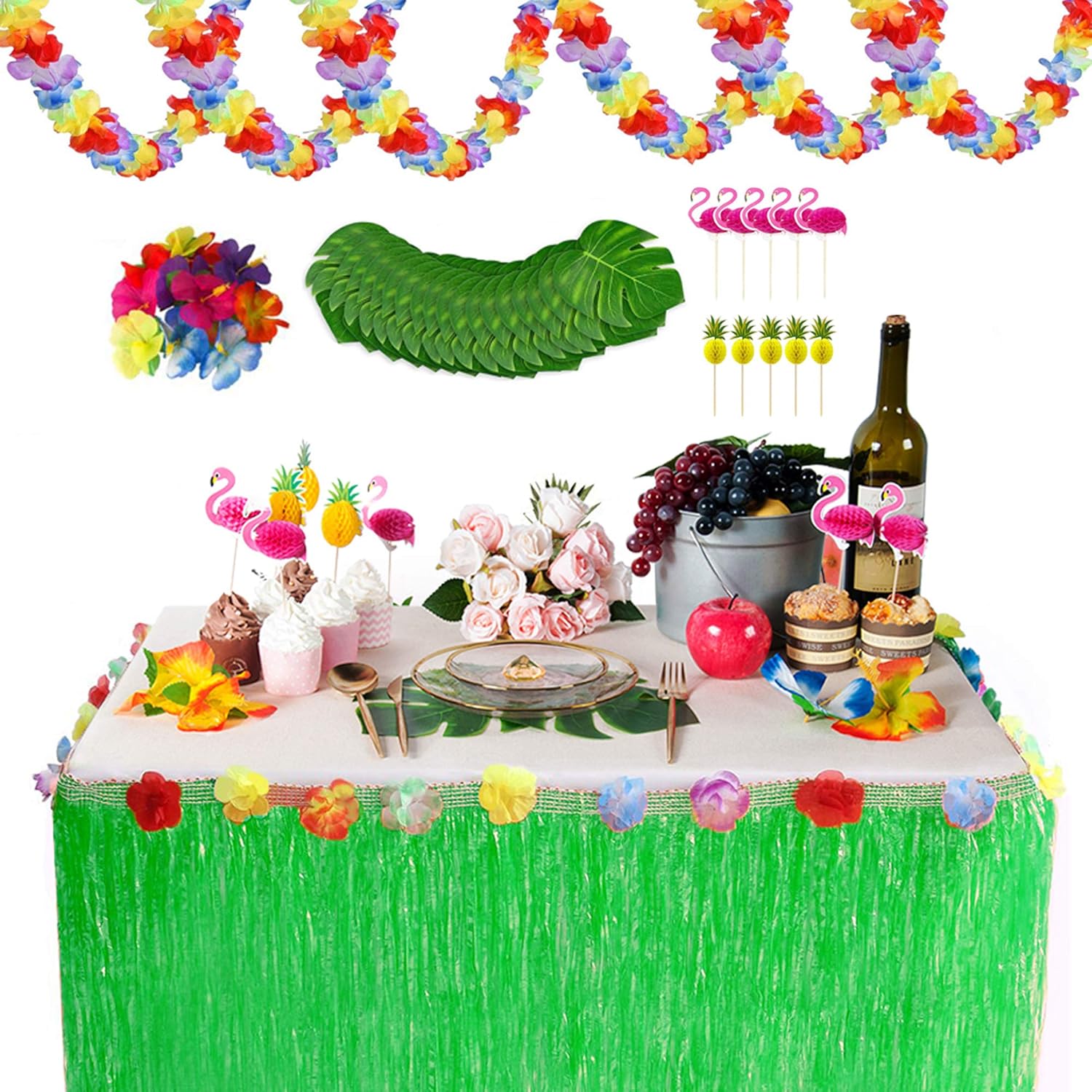 Best hawaiian party decorations table cloth