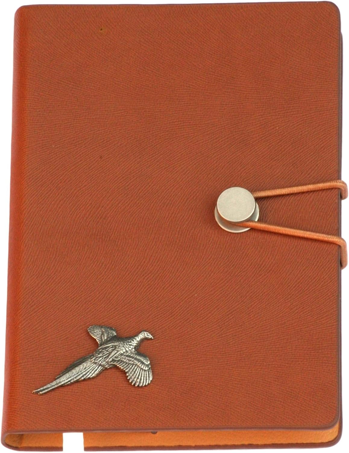 Gamekeepers Cottage gifts Pheasant Game Bird Notebook A6 Notepad Pocket Sized Shooting Present, Brown