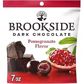 Brookside, Dark Chocolate and Pomegranate Flavored Snacking Chocolate Bag, 7 Ounce