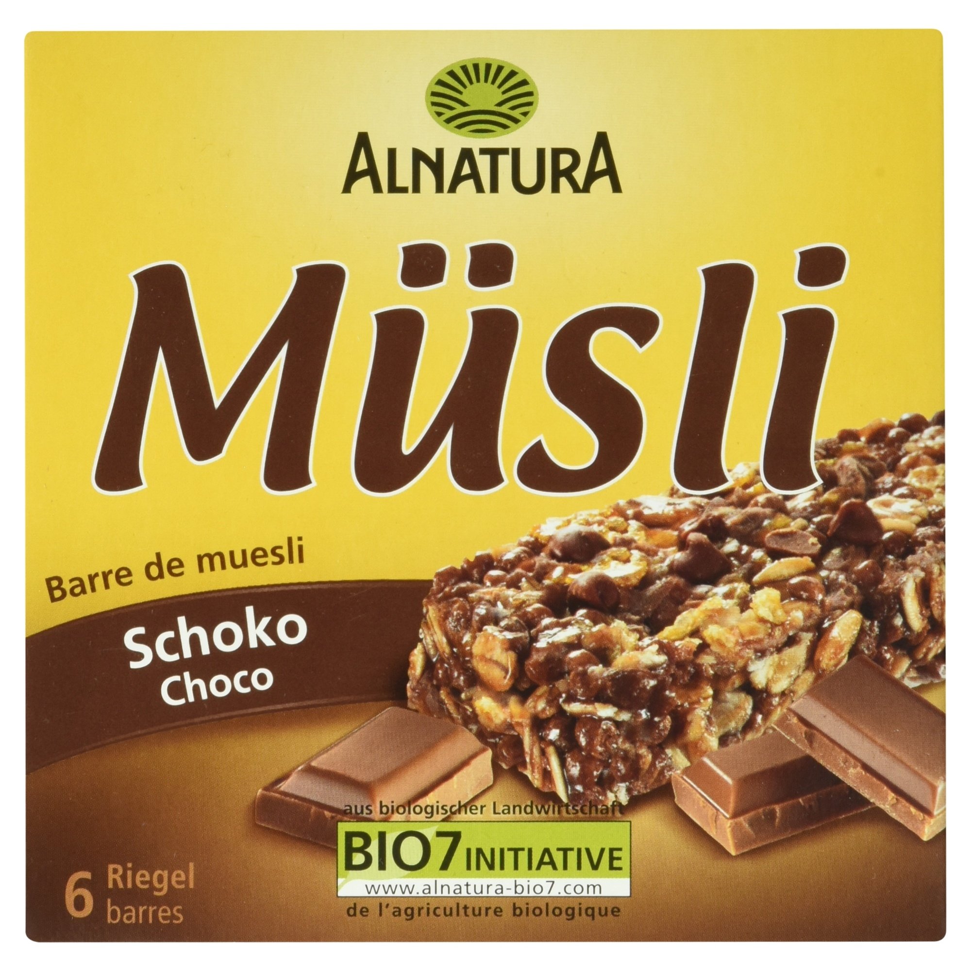 Alnatura Bio Müsli-Riegel Schoko, 150 g
