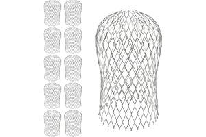 10 Pack Downspouts Gutter Guard Aluminum Filter Strainer, utter Downspout Protectors for Preventing Blockage Leaves Debris (A