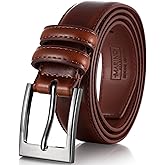 Marino’s Premium Belt Men, Genuine Leather Dress Belt for Men, Casual Mens Belt in Gift Box