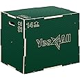 Yes4All 3 in 1 Non-Slip Wooden Plyo Box, Step Up Box for Workout, Plyometric Jump Box for Skipping, Jumping, Lunges, Squats, Dips
