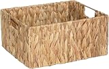 Wickerfield Woven Water Hyacinth Organiser Baskets Medium with Handles