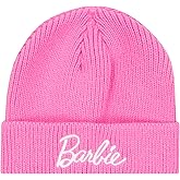 Barbie Beanie Hat | Girl Winter Hat | Knitted Girls Beanie for Girls| Kids Hats | Pink One Size
