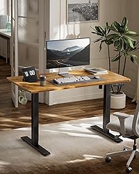 Marsail Electric Standing Desk with LED