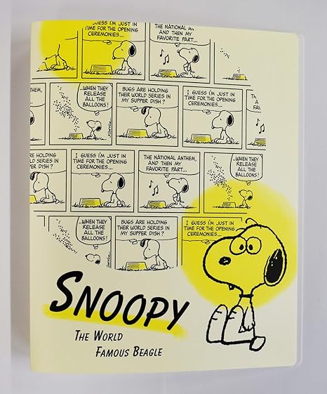 Amazon デルフィーノ Peanuts スヌーピー 26穴ファイルブック コミック B5 P O型リングファイル 文房具 オフィス用品