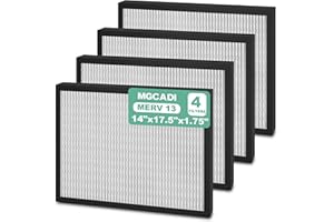MGCADI 14 x 17.5 x1.75 MERV 13 Replacement Dehumidifier Filter Compatible with Santa Fe Advance90, Advance100, Advance120, Honeywell DR90 & DR120 dehumidifier Models, （4 Pack）
