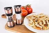 Cole & Mason Horsham Copper Pepper Mill 5 Settings Mess Free Inverta 154mm view 8