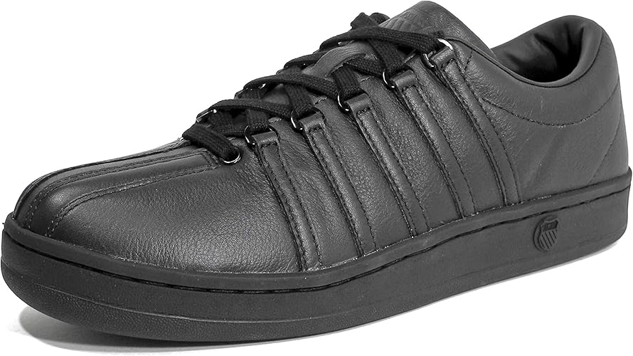 Amazon ケースイス スニーカー メンズ クラシック８８ レザー オールブラック K Swiss Classic スニーカー