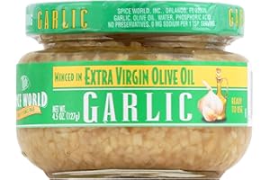 Spice World Minced Garlic in Extra Virgin Olive Oil
