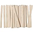 GUSTO [200 Count] 4.5 Inch Wooden Multi-Purpose Popsicle Sticks for Crafts, Ice, Ice Cream, Waxing, and Tongue Depressor Wood Sticks (Formerly Comfy Package)