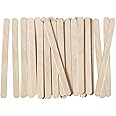 Comfy Package, [1000 Count] 4.5 Inch Wooden Multi-Purpose Popsicle Sticks for Crafts, ICES, Ice Cream, Wax, Waxing, Tongue De