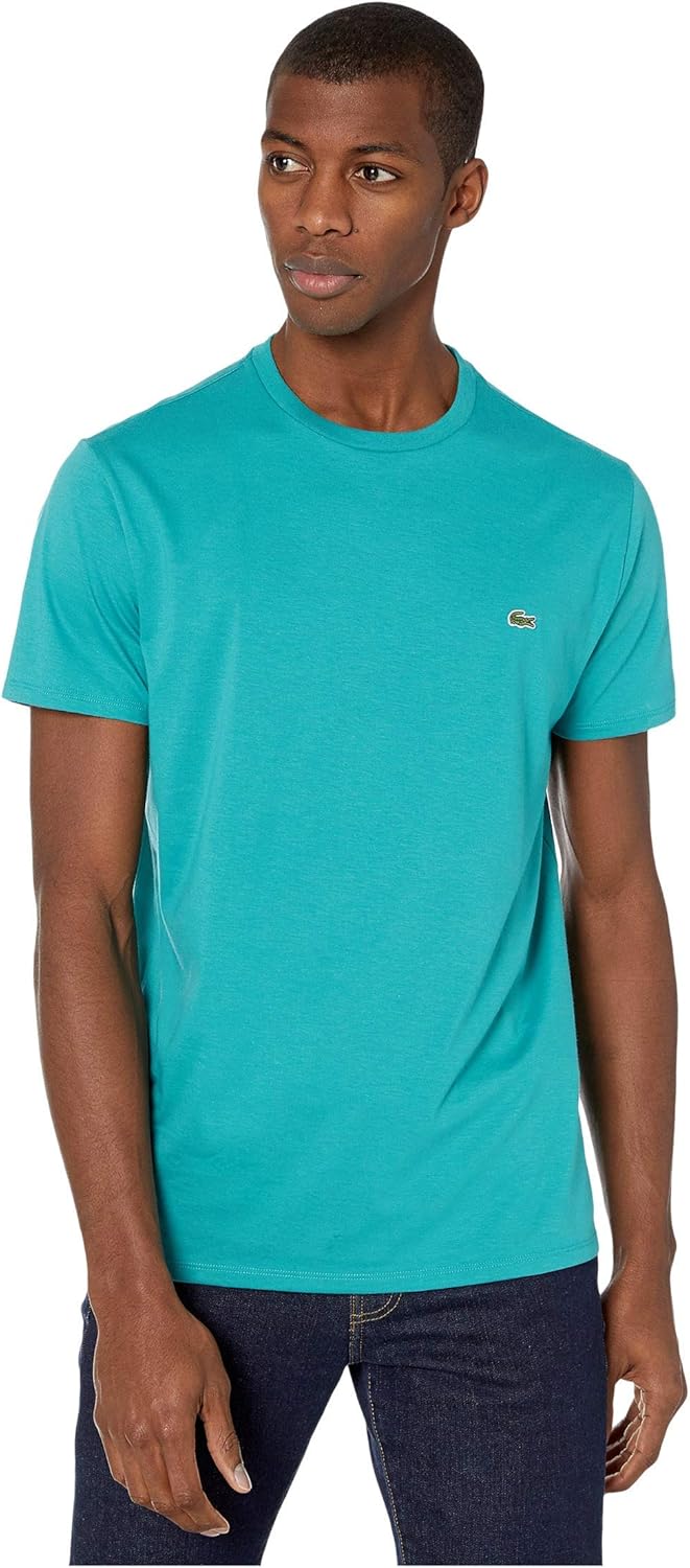 Lacoste Men's Short Sleeve Crew Neck Pima Cotton Jersey T-Shirt | 