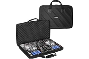 CAIOVSE DJ Controller Case Compatible with Pioneer DJ Controller DDJ-FLX4/DDJ-400/DDJ-SB2/DDJ-200/DDJ-SB3/DDJ-RB DJ Bag Protable Hard Storage Case