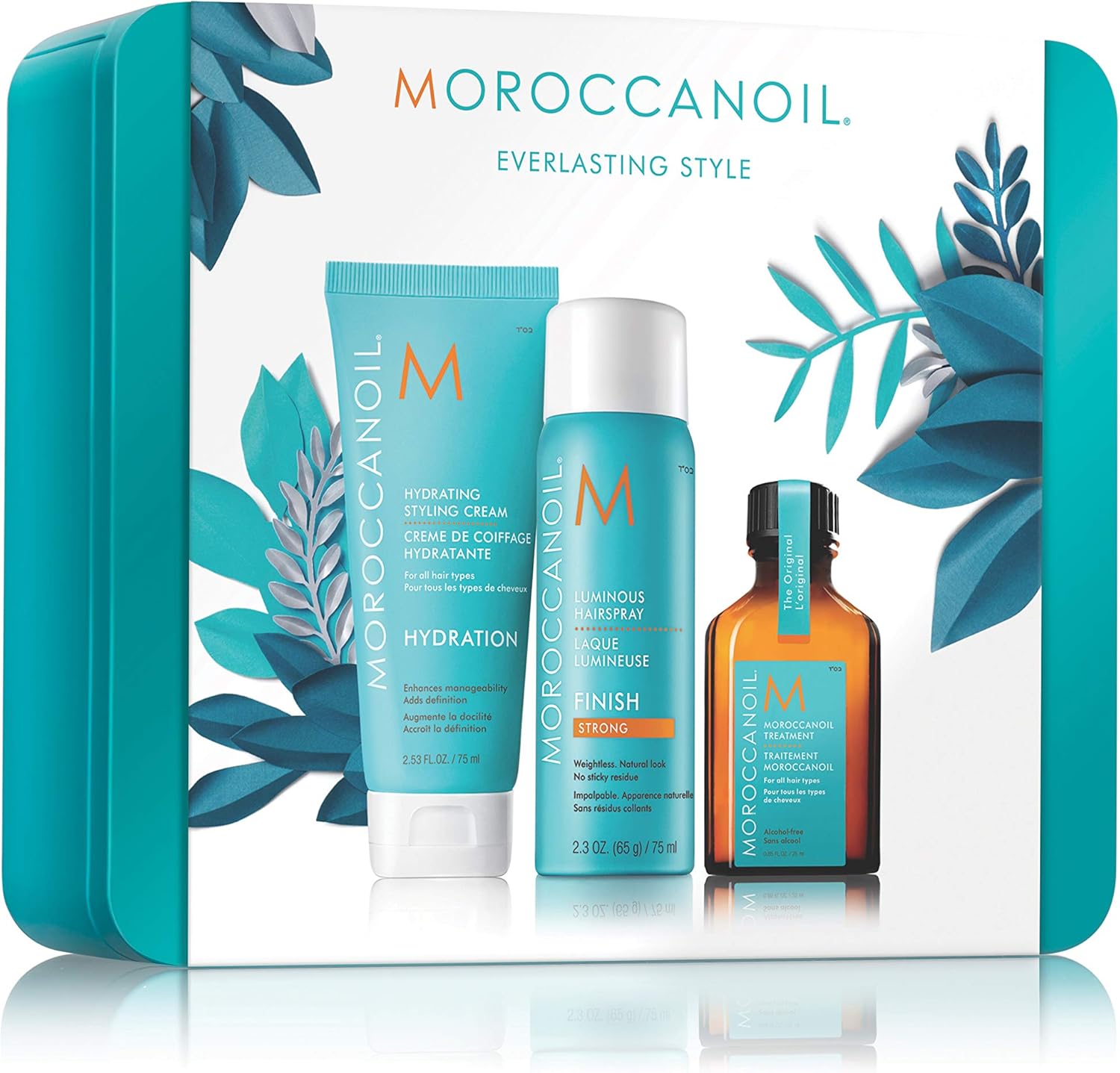 Moroccanoil Gift Set - Mini Treatment Oil, Luminous Hair Spray and ...