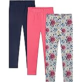 Resinta Toddler and Baby Girls Leggings Pants Full Length Cotton Basic Leggings Multipack Stretchy Soft Tights Pants