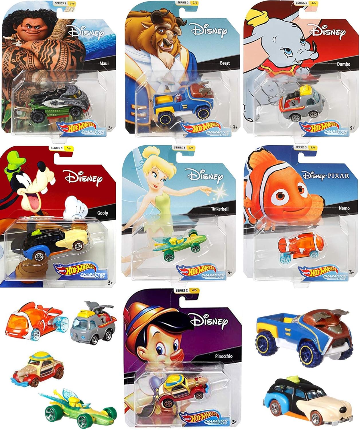 hot wheels disney character cars series 3