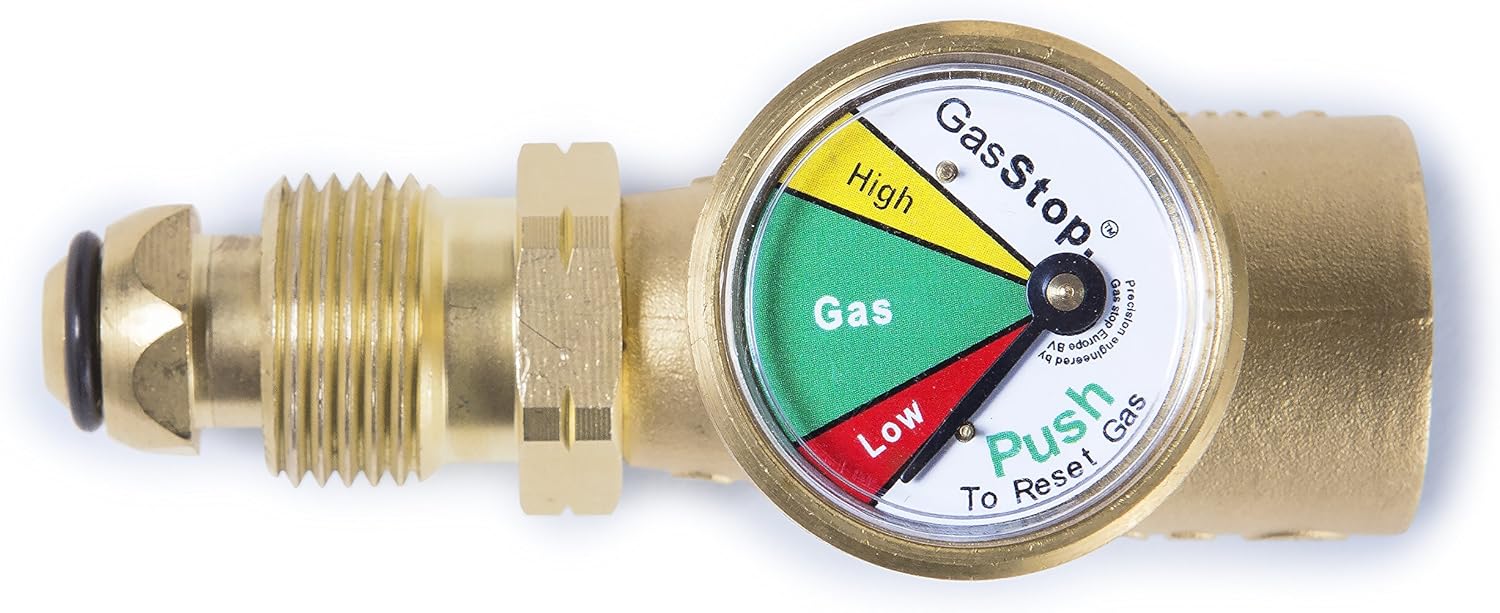 GasStop Propane 100 Emergency ShutOff Safety Device for RV POL Type