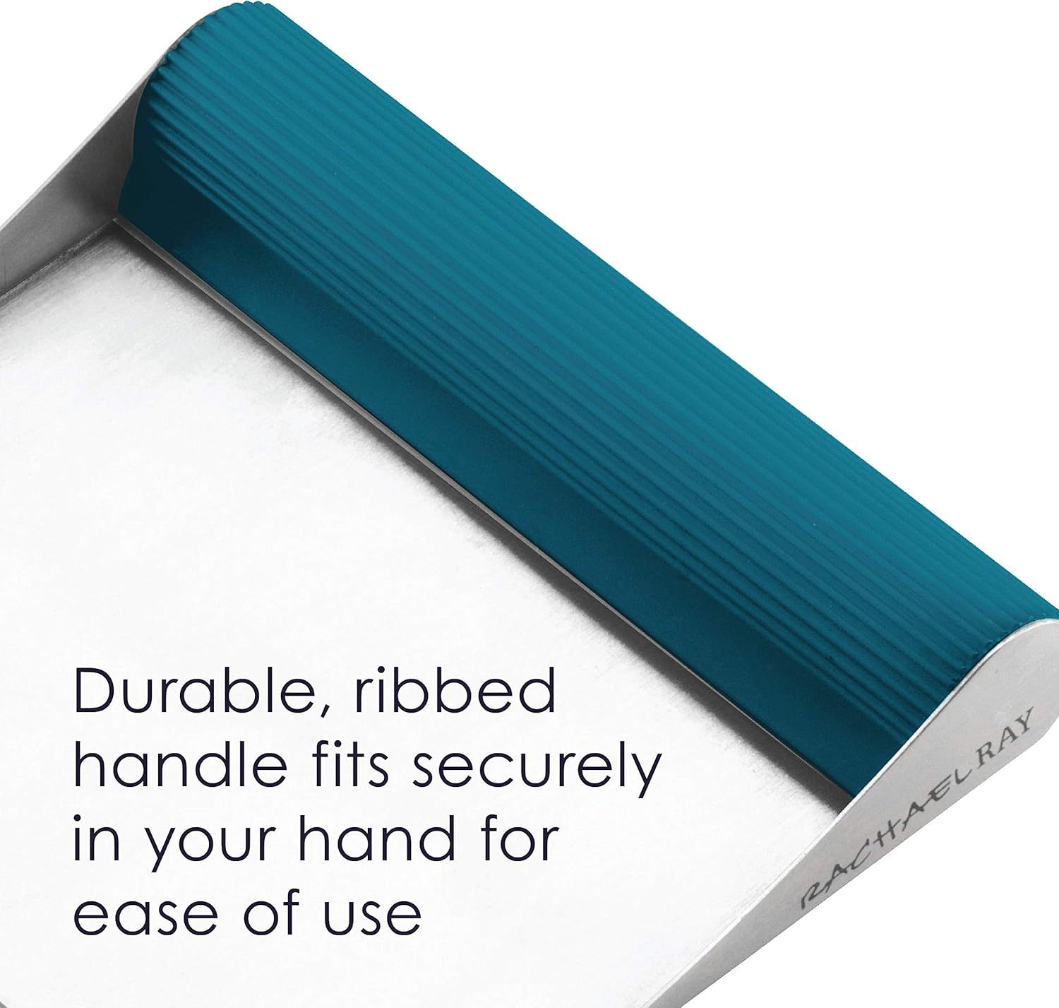 Rachael Ray Cucina Tools & Gadgets Bench Scrape, Agave Blue -: Kitchen & Dining