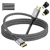 4K DisplayPort to HDMI Cable - 4FT, High Speed