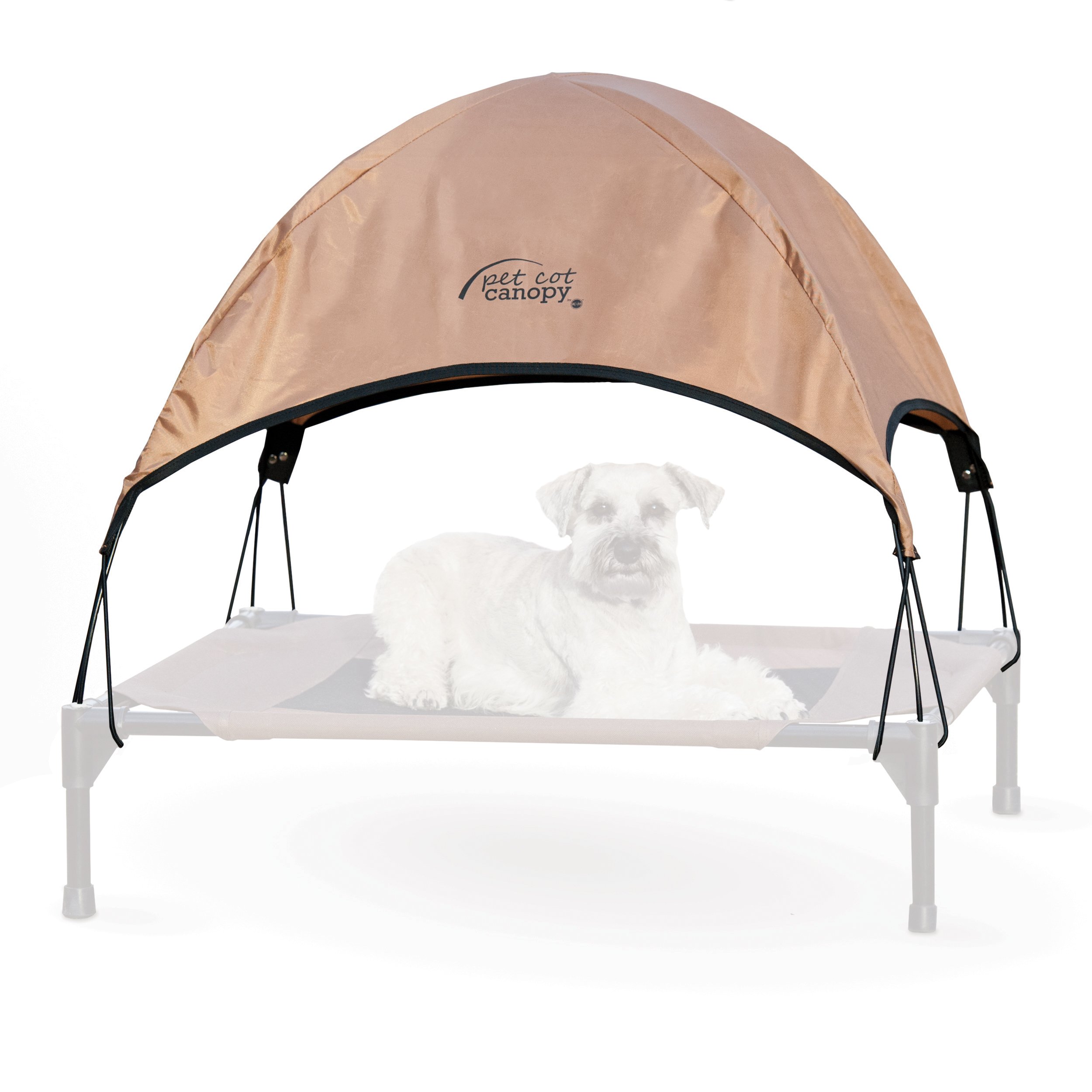 KH Pet Products Pet Cot Canopy Medium Tan 25" x 32" 655199016365 eBay