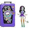 ​Monster High Skulltimate Secrets Jinafire Long Doll and Accessories Set, Destination: Gore-geous Oasis with Suitcase and 19+