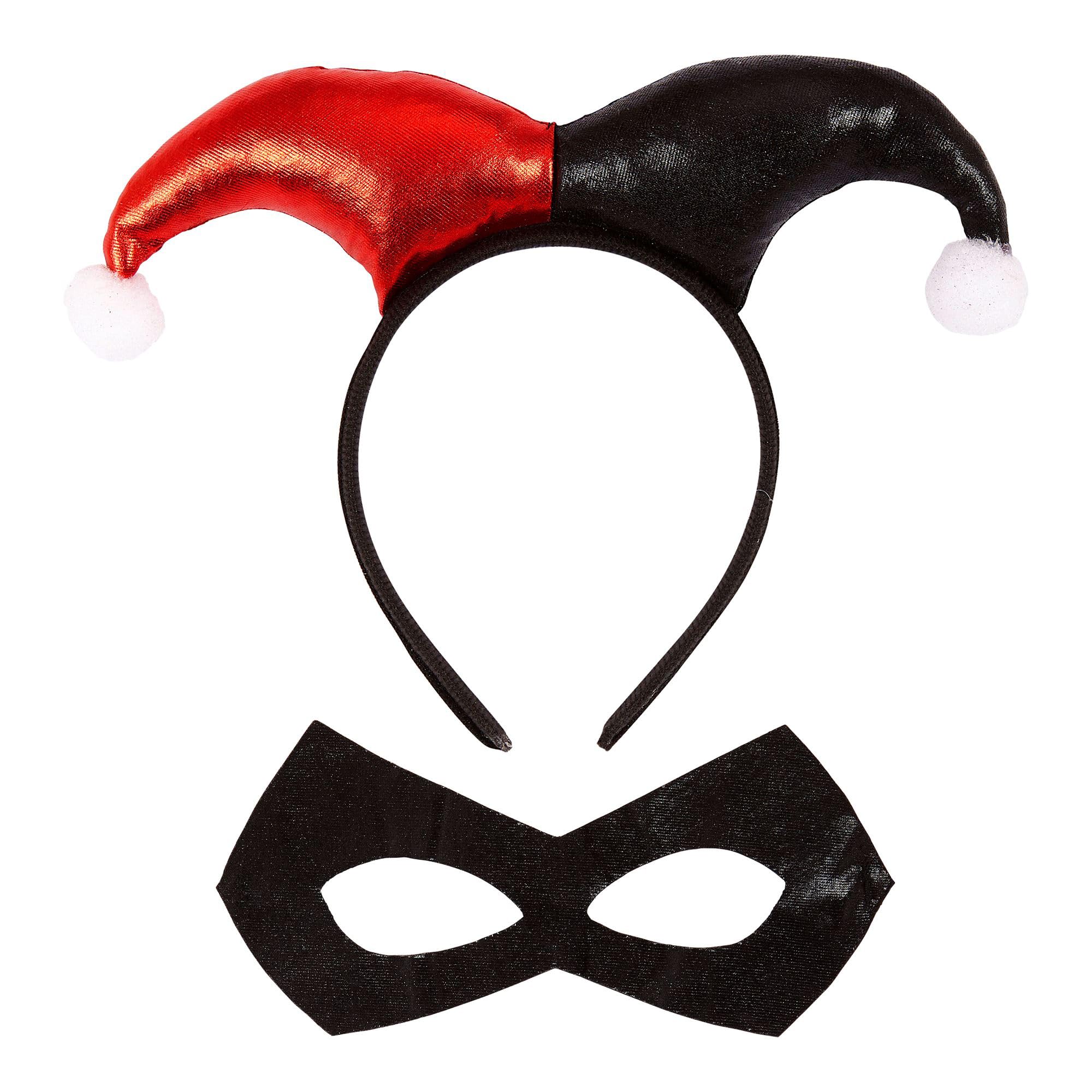 W WIDMANN MILANO Party Fashion - Harlequin Costume Set Unisex Adult, Killer Clown, Circus, Halloween, Carnival, Theme Parties