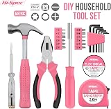 Hi-Spec Pink Small Tool Kit 24pc Home DIY Women Gift Compact Case view 2