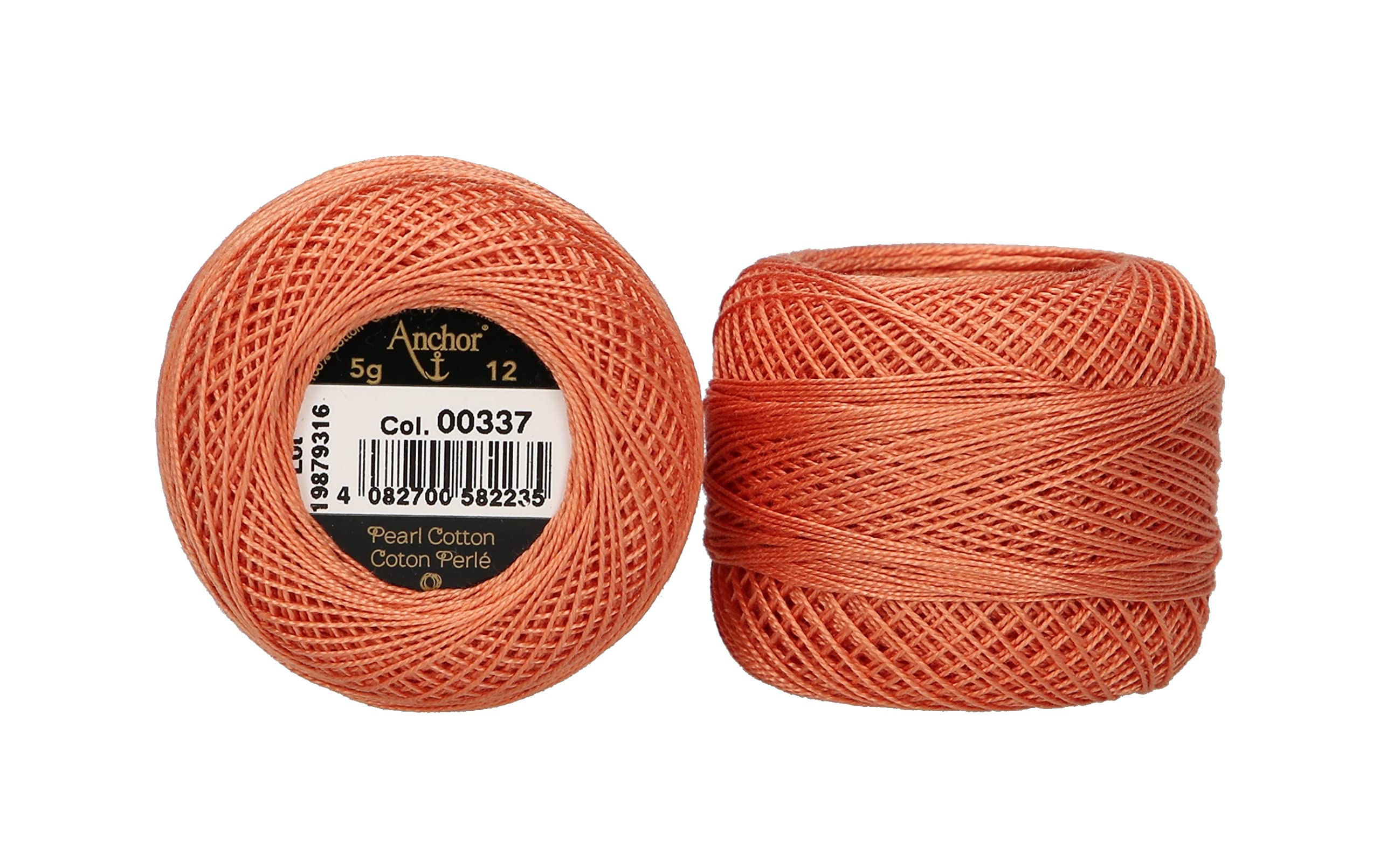ANCHOR Pearl Yarn, Thickness: 12, Packaging: 5G, Running Length: 56M 337 Embroidery Threads
