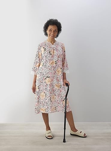 Silverts Hospital Gowns for Women Open Back, Night Gowns for