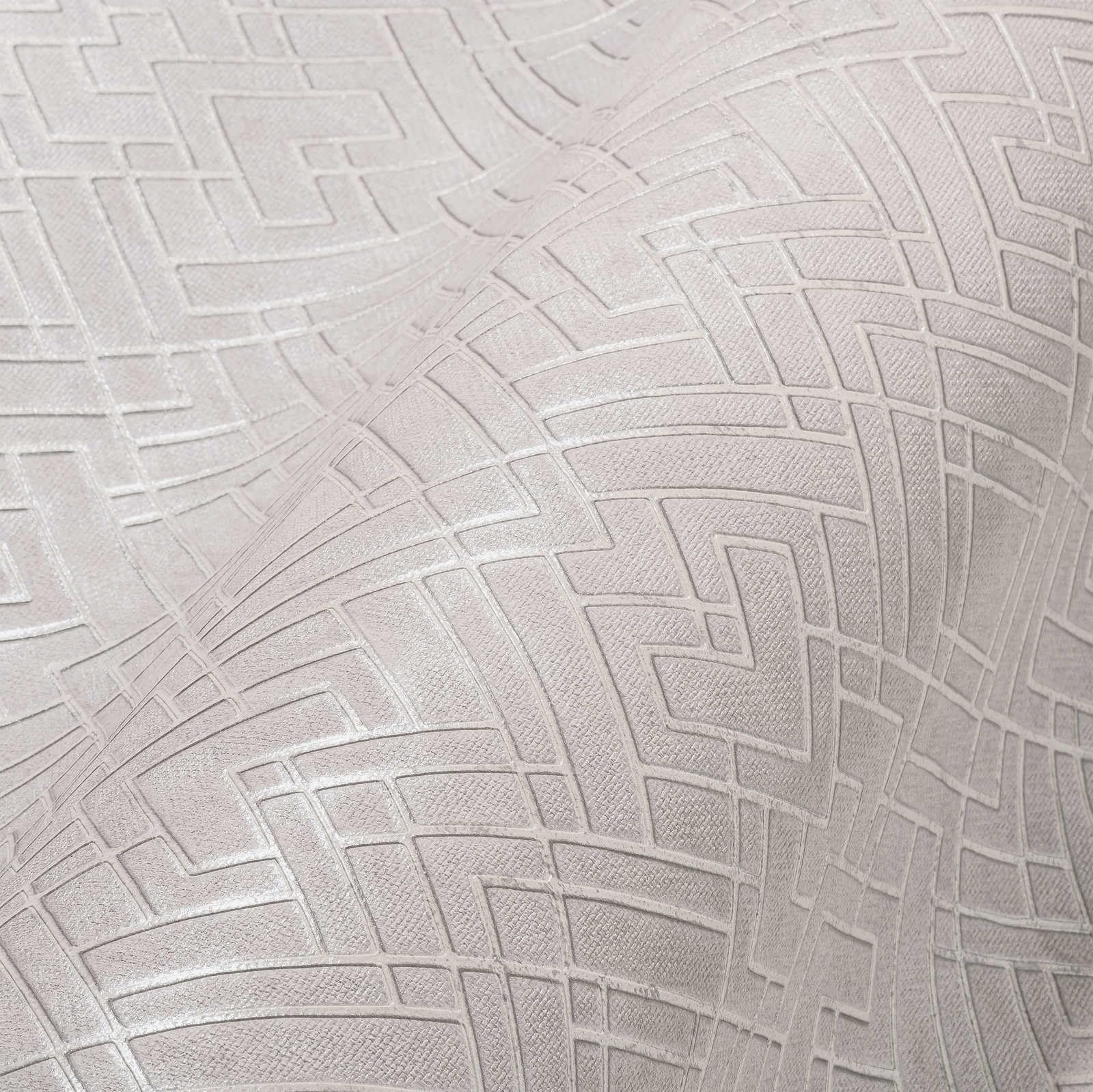 Livingwalls Travel Styles Non-Woven Wallpaper - Wallpaper with Ornamental Decoration in Grey and Silver - Classic Wallpaper for Various Rooms in 10.05 m x 0.53 m