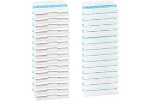 Aprophic 30 Pack for Shark Vacmop Replacement Pads, Disposable Mop Vac Pads Refills for Shark Vacuum VM252 VM251 VM250 VM200 VM190 Part VMP30, 15 Dirt Chamber with 30 Pcs Vacmop Pads Refills
