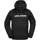 Volcom Men's Hydro Fleece Riding Hoodie – Water-repellent Sweatshirt With Storm Hood & Thumbholes