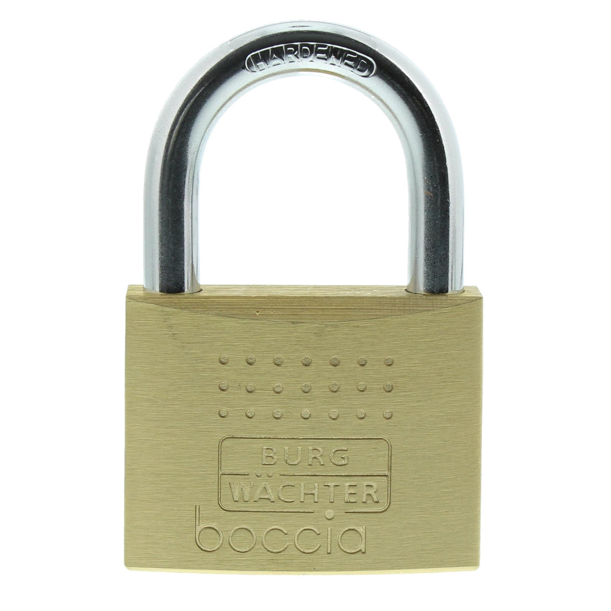 Burg-Wächter Boccia 450 60 SB Padlock with 1 Key Shackle Thickness 9.5 mm