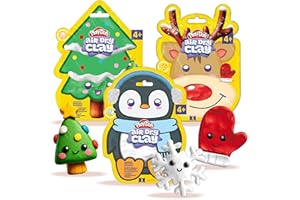 Play-Doh Argile séchée à l'air libre, lot de 24 paquets de Noël, 8 chewing-gums verts, 8 bonbons à la menthe poivrée rouge, 8