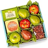 A Gift Inside Perfect Pairings Deluxe Fruit, Cheese and Gourmet Box