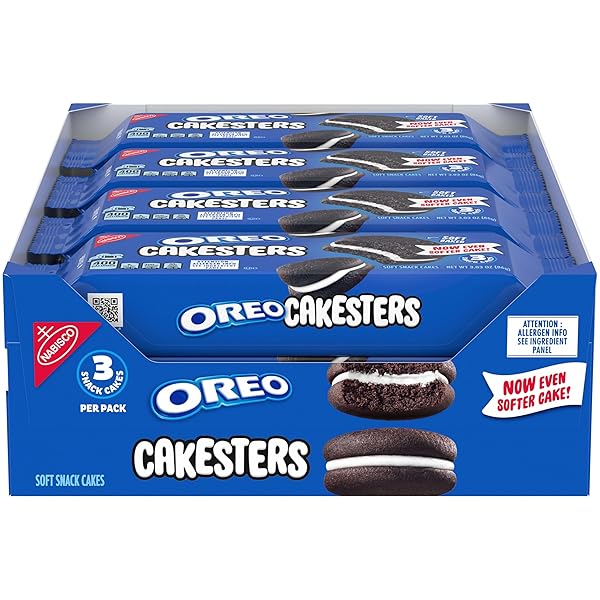 OREO CAKESTERS SOFT SNACK CAKES, 8-3.03 OZ SNACK...
