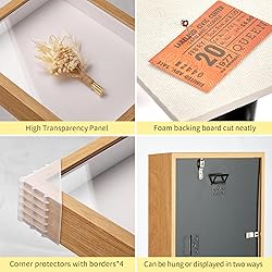 MUXIUNT 12×16 Shadow Box Picture Frame Display